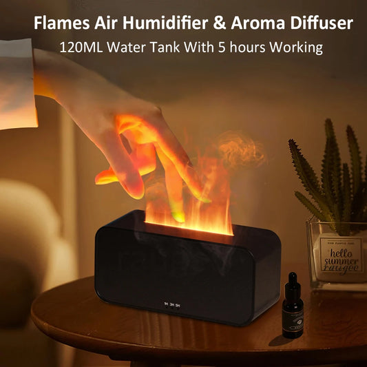 Difusor de Aromas con Efecto Llama